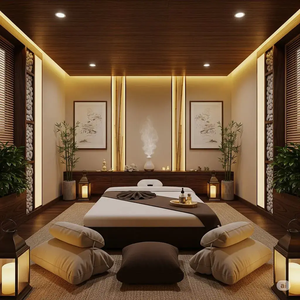 Luxury spa interior